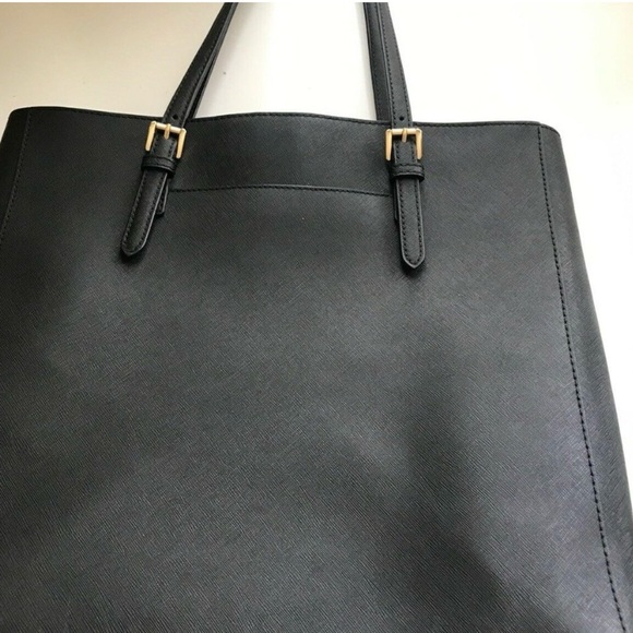 MICHAEL KORS BLACK TOTE BAG - Picture 3 of 8